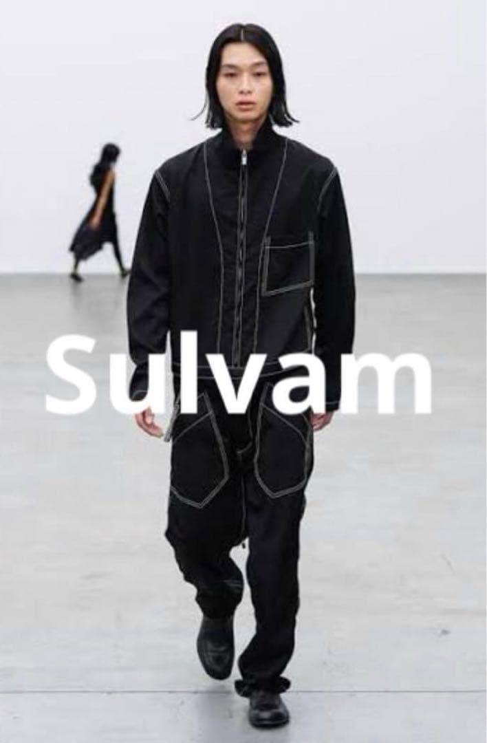 トップス sulvam 2021aw Chain stitch jumpsuit/ M