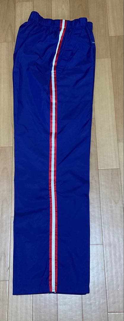 【レトロ】チャンピオンChampion ストライプナイロン上下セットL