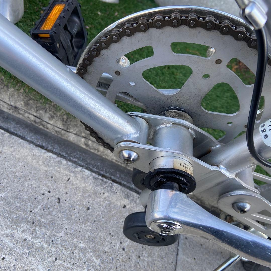 GEKKO ゲッコウ⭐️折りたたみ自転車　シルバー　【3614】