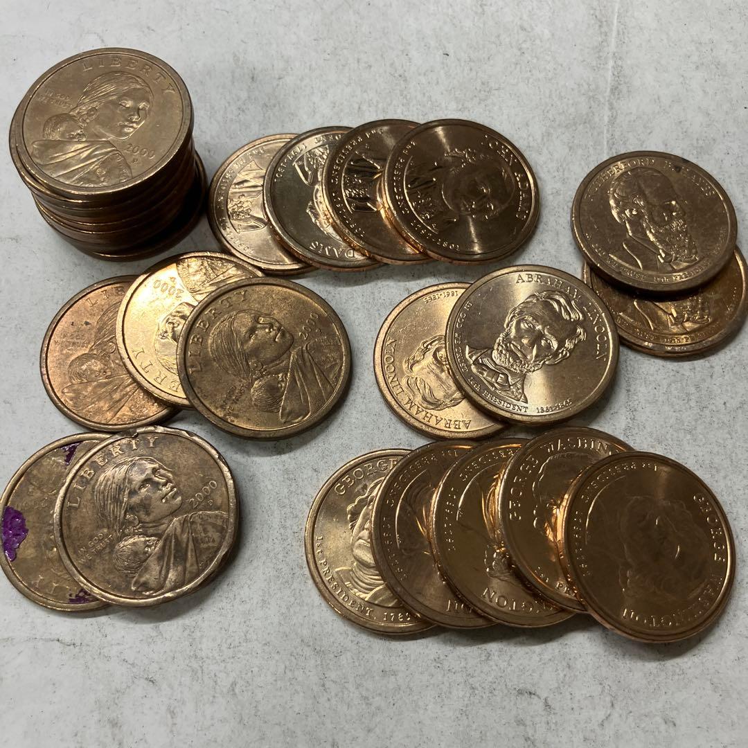 アメリカ　大統領　1ドル　記念硬貨　まとめ
