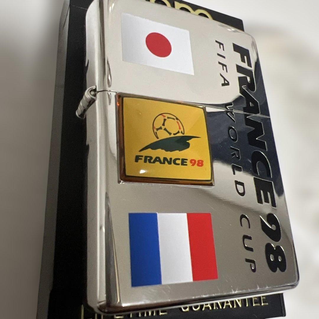 【超希少/限定品】1998年 フランスW杯 ZIPPO 日本代表（No.4524