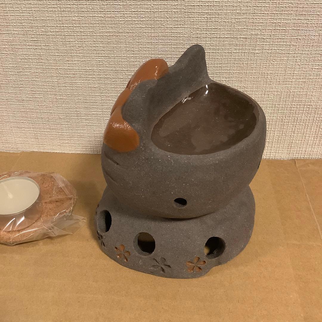 ハローキティ　 陶器製 香炉　アロマ炉　アロマポット