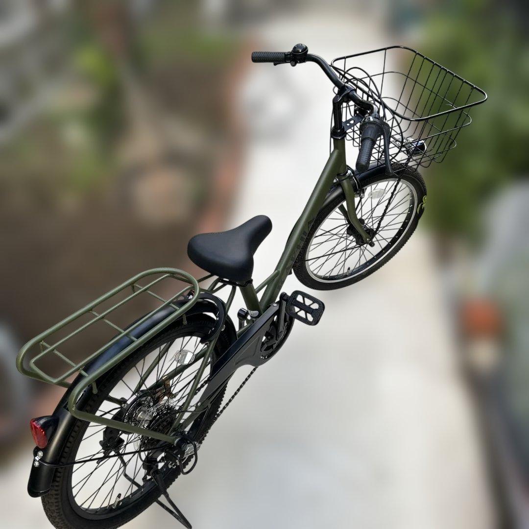 22インチ 子供用自転車 6段変速 LEDダイナモライト