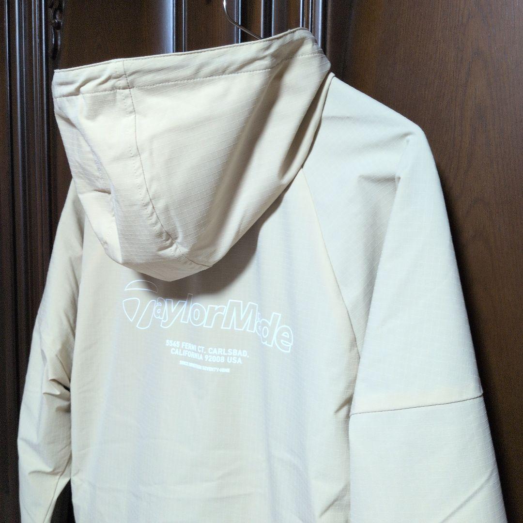 テーラーメイド:レディース:Lサイズ:フルジップ フーディー:ベージュ/ネイビー