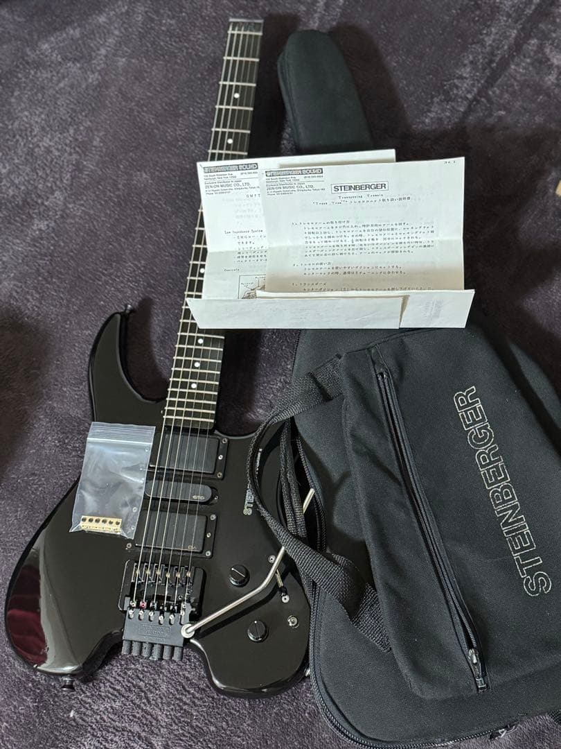STEINBERGER GM7T ソフトケース、ヘッドアダプター付属