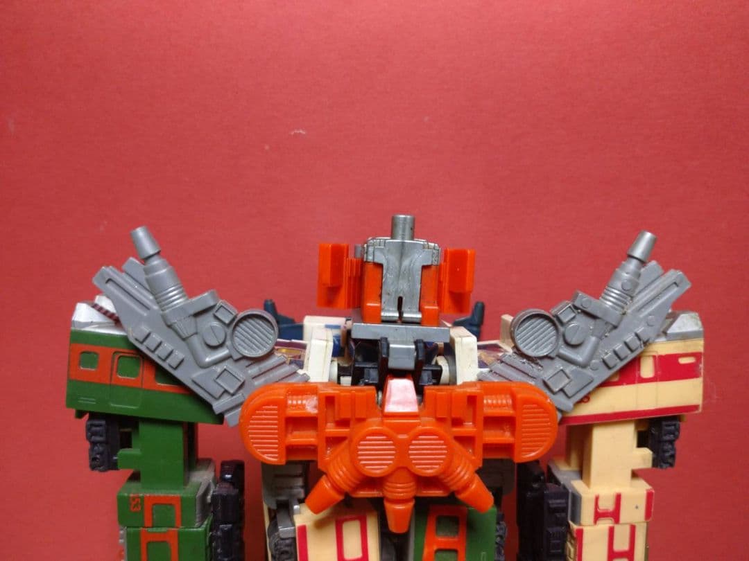 ライデンではありません!超激レア30年物中古品タカラ ダイアクロン トレインロボ