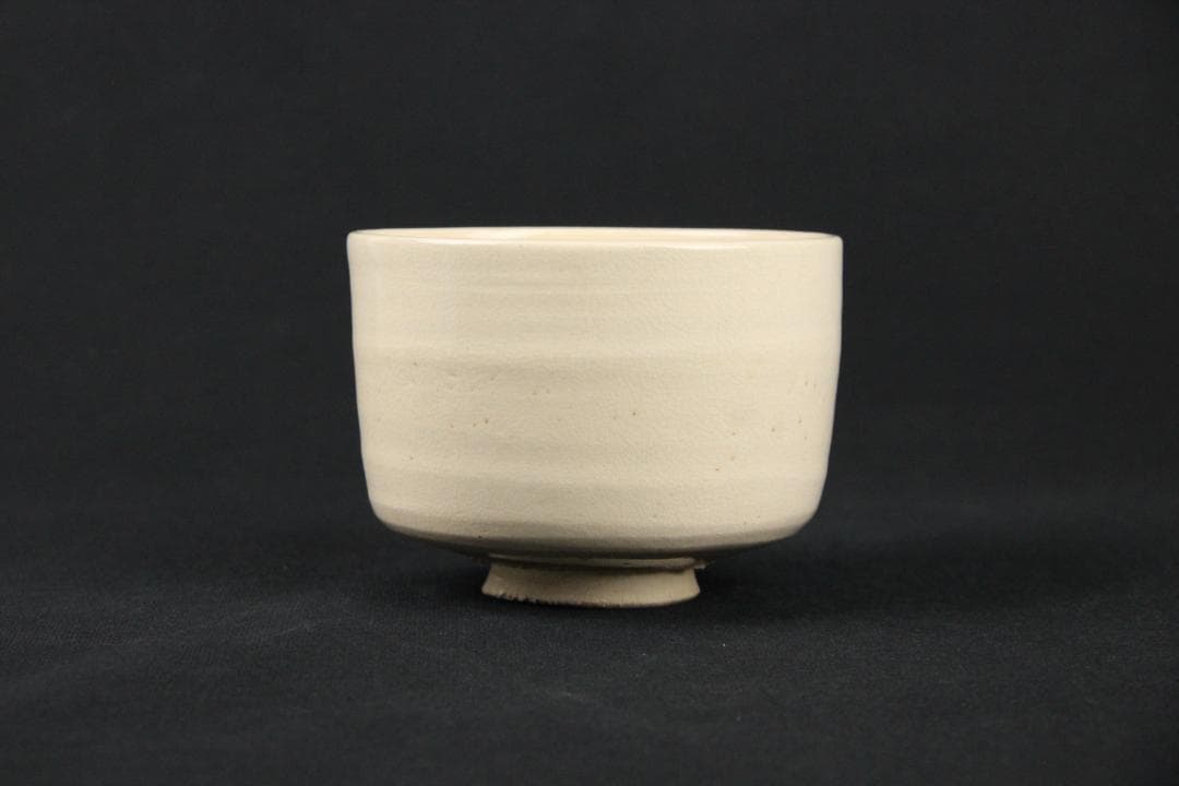 茶道具　京焼　伊東陶山造　色絵　松模様　茶碗　共箱 ED11-7