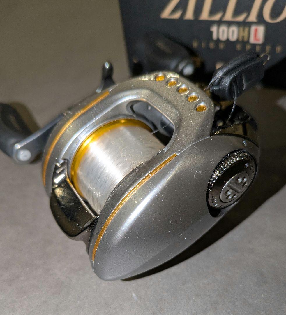 ダイワ TDジリオン 100HL ハイスピード 左巻き 付属品完備／傷あり中古