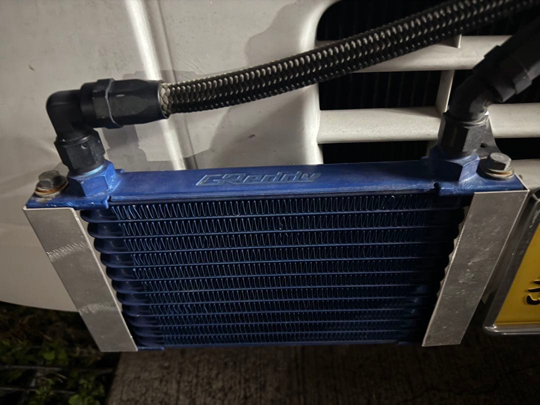 Greddy オイルクーラー 青