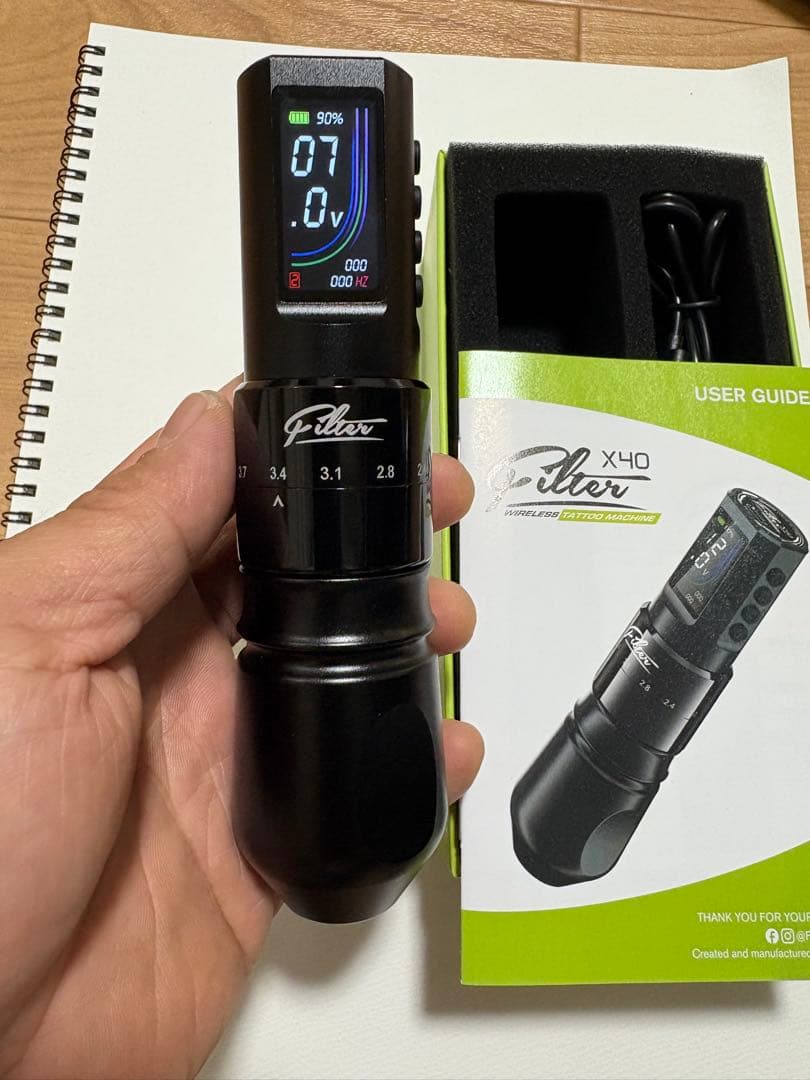 EZ filter ワイヤレスタトゥーマシン