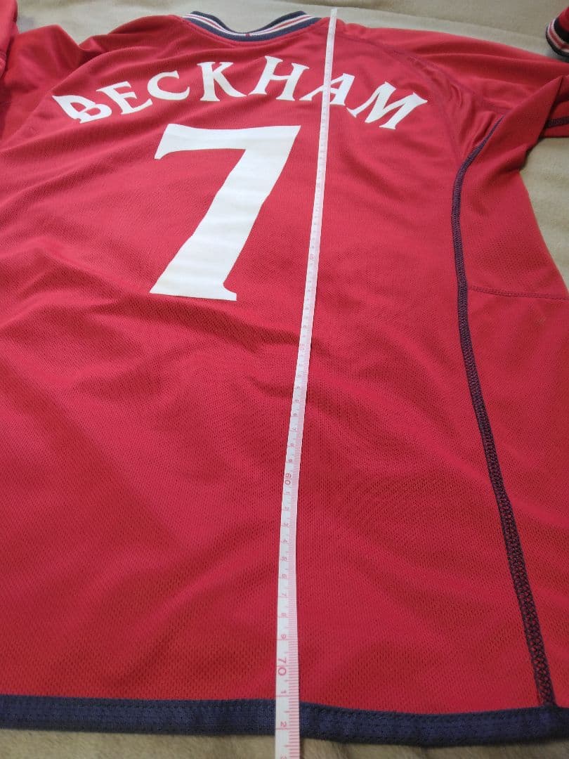 ウェア England Away 2004 #7 Beckham Longsleeve