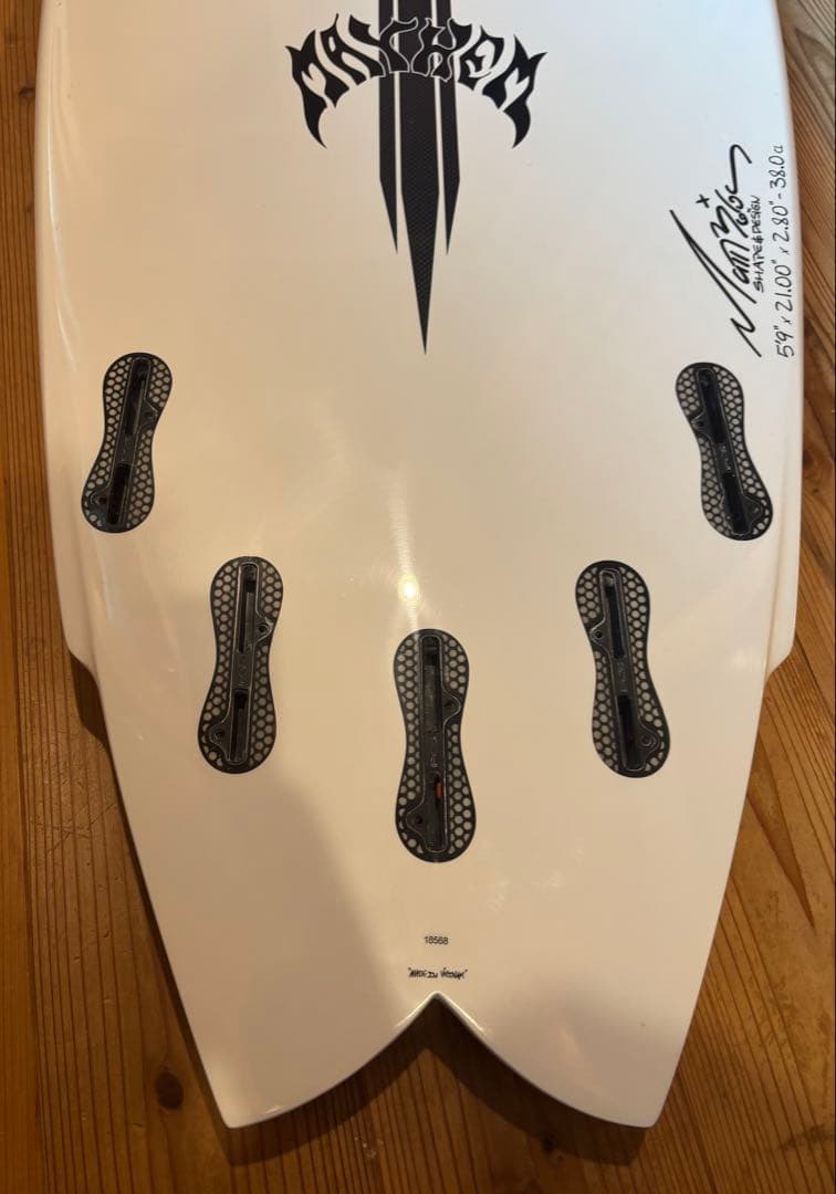 PLACEBO ショートボード 5'9\"