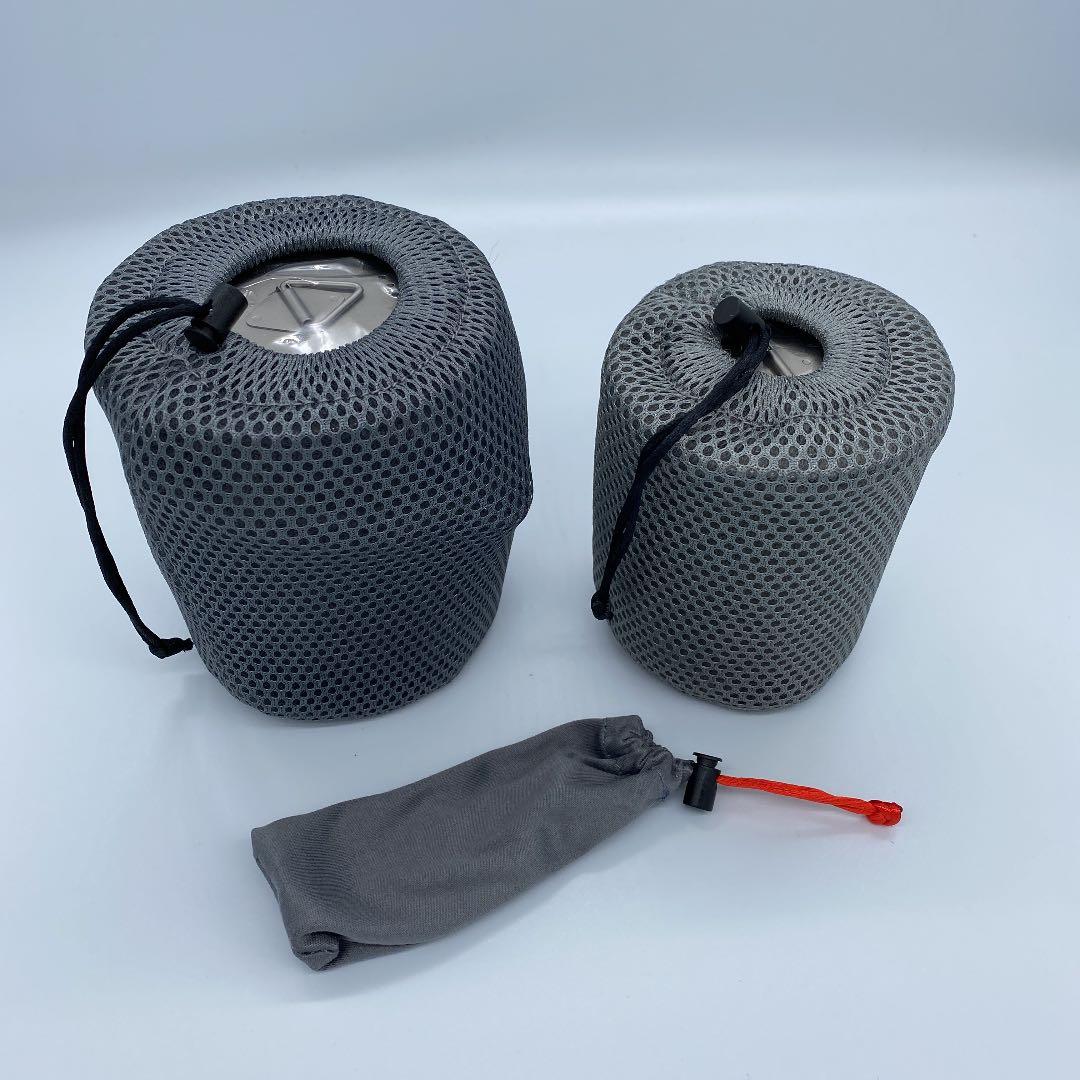 チタンカップ 750mlポット＋450mlマグカップ＋軽量フォーク/スプーン