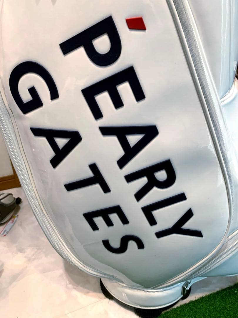 希少　完売　パーリーゲイツ　エナメル　キャディバッグ　メンズ　レディース