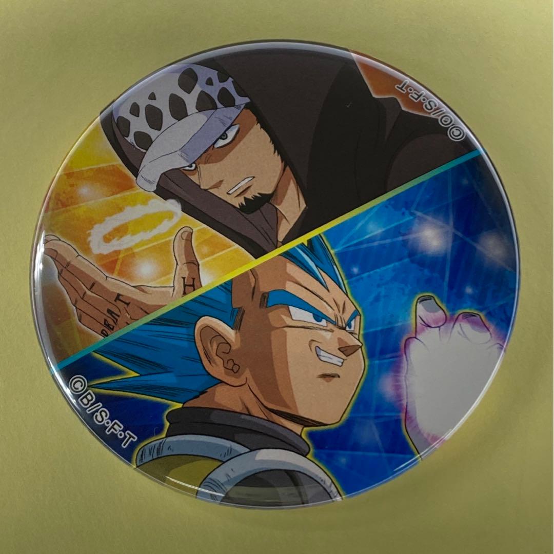 ドでか缶バッジ2 ストロング9 ワンピース ドラゴンボール ロー ベジータ