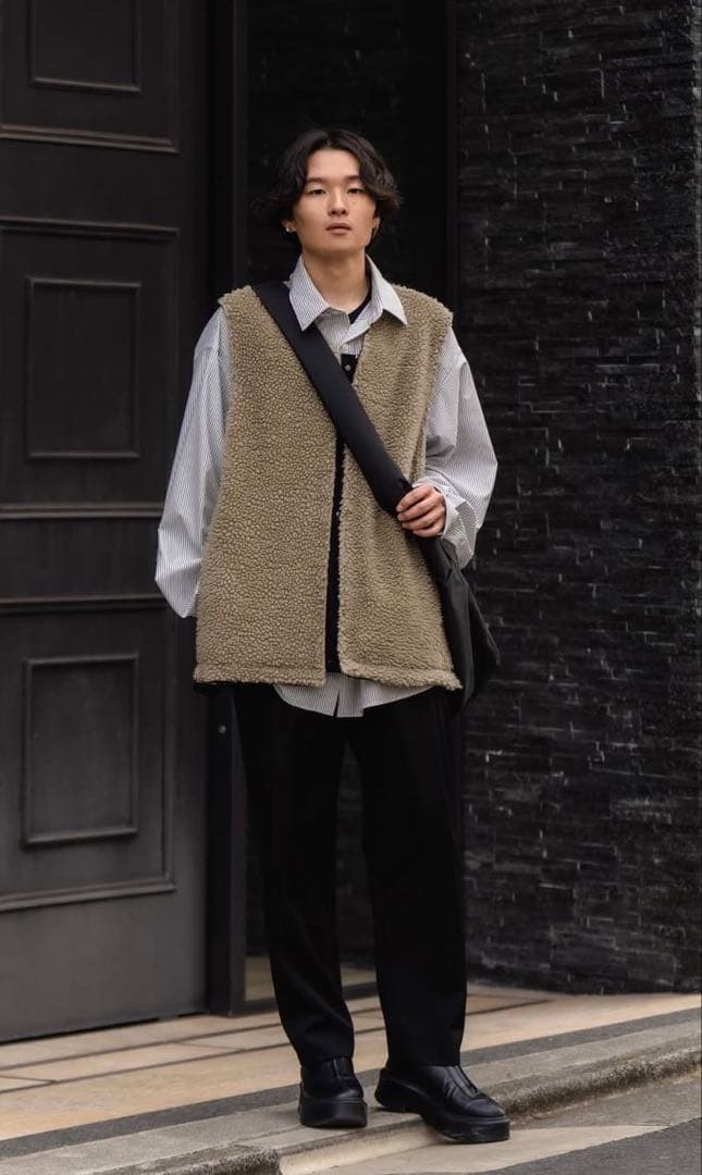 トップス stein WOOL BOA REVERSIBLE VEST ssstein
