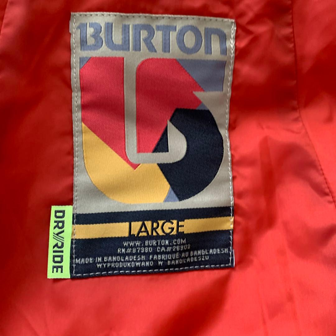 未使用級✨BURTON スノーボードウェア スキーウェア　バートン　L オレンジ