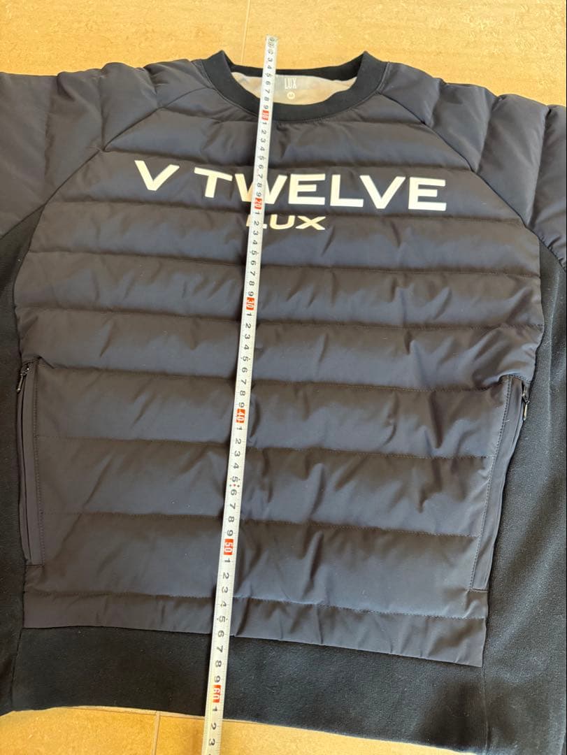 V TWELVE ブラック ダウンジャケット
