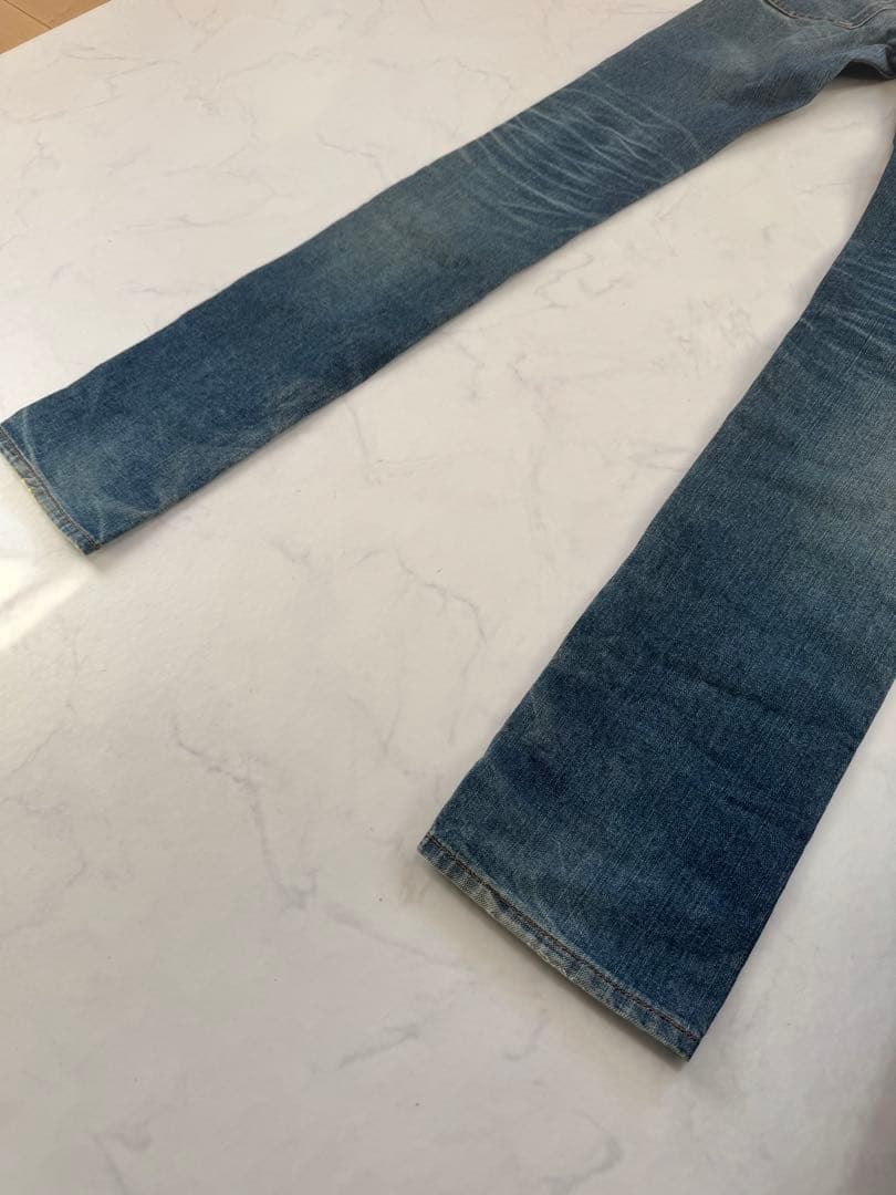ディオールオム スリム テーパードジーンズ 27 イタリア製 ユーズド加工