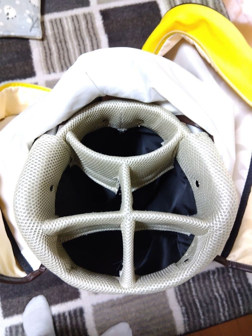 ターフデザイン　キャディバッグ　イエロー×グレー