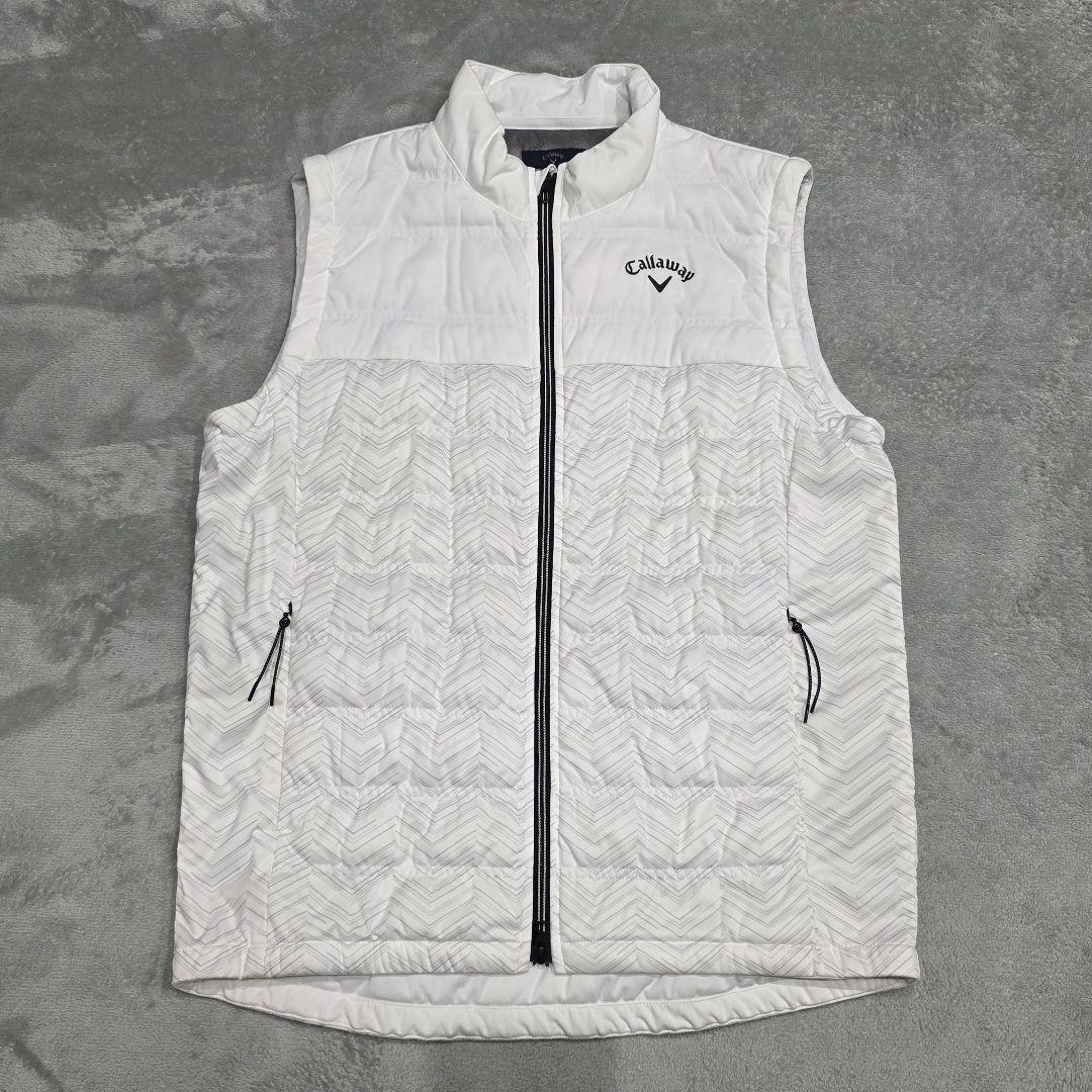 Callaway　キャロウェイ　ダウンベスト　L　ホワイト　GOLF　ゴルフ