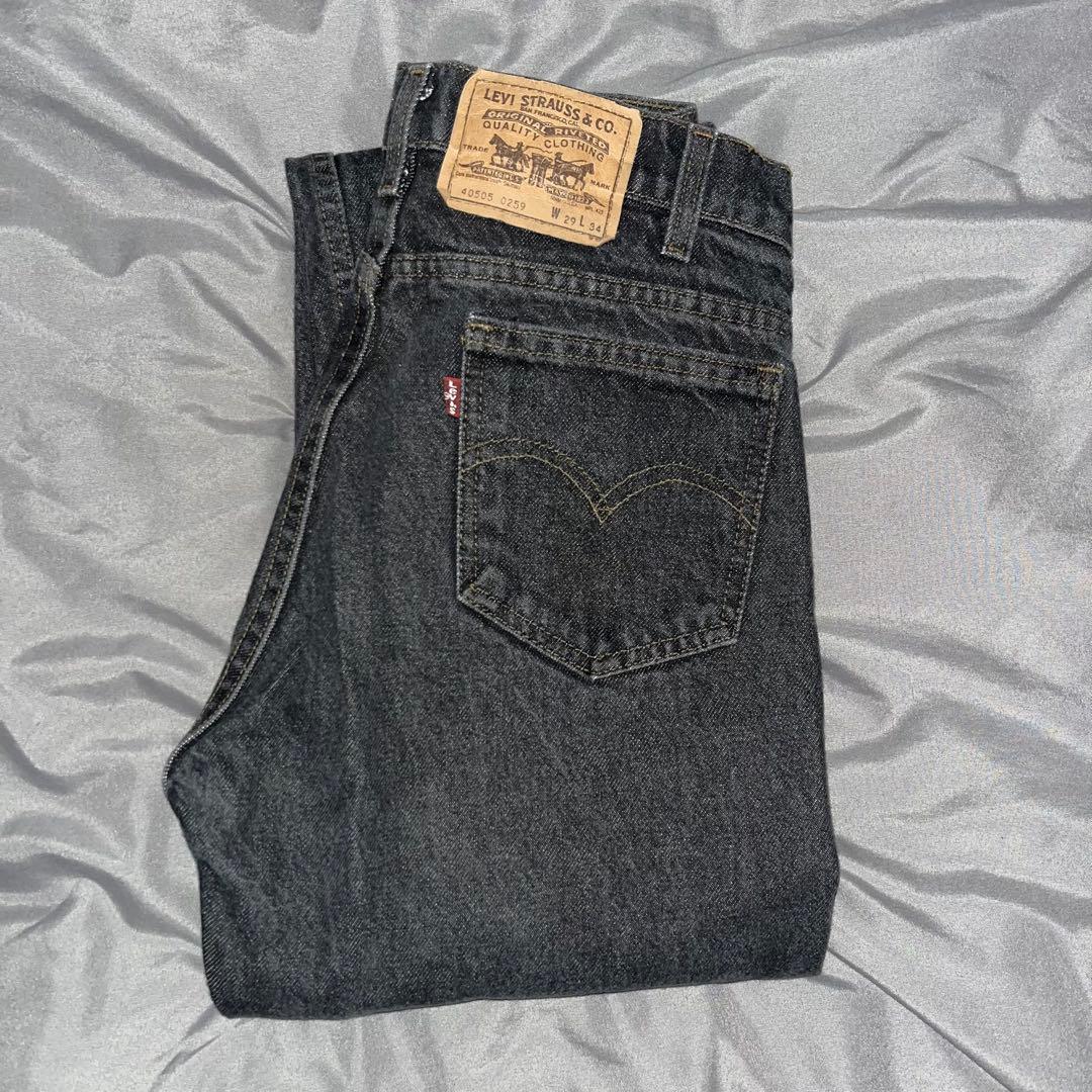 90s Levi's 505 USA製 ブラックデニム