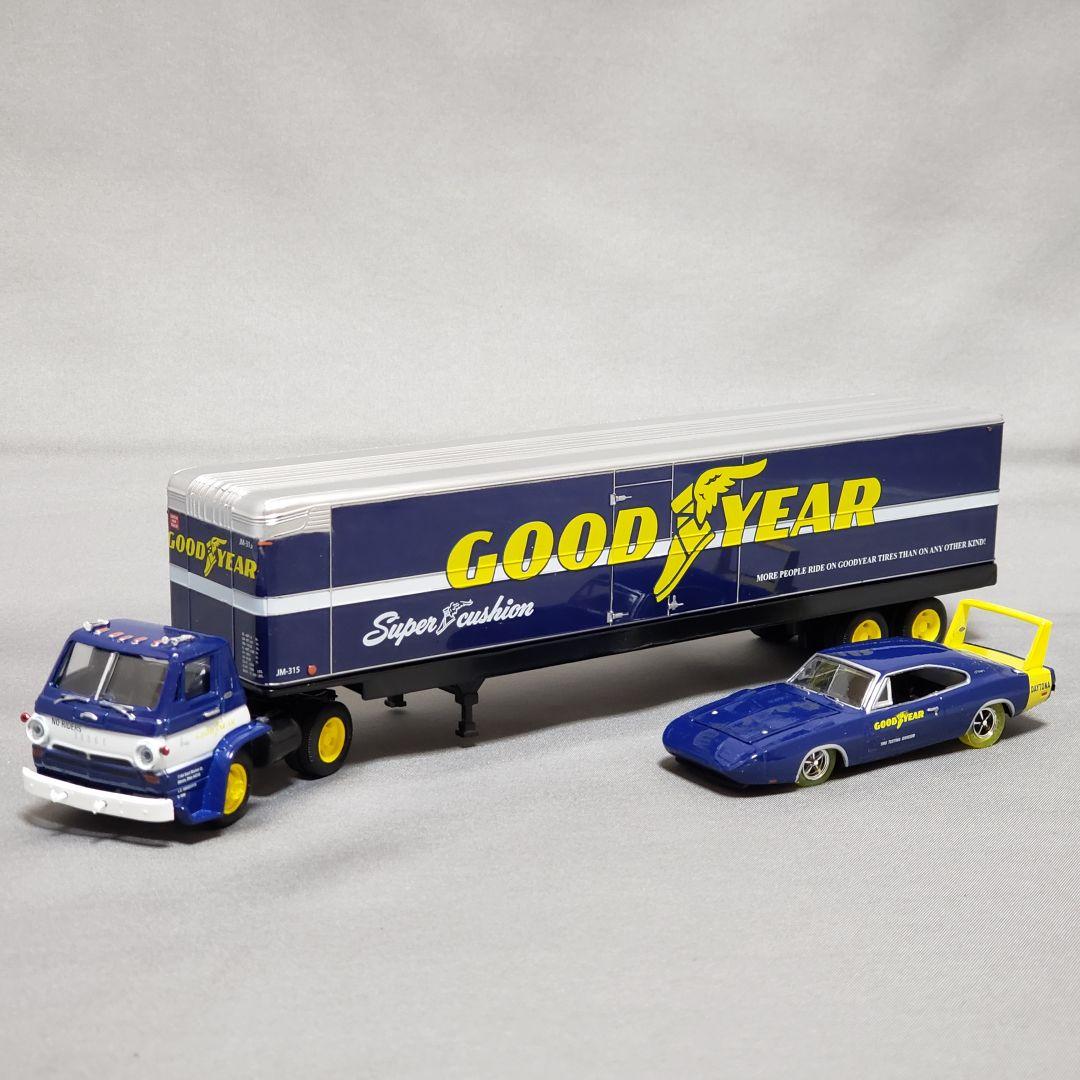 M2マシーン ダッジ　トレーラー&チャージャー・デイトナ　グッドイヤー　1/64