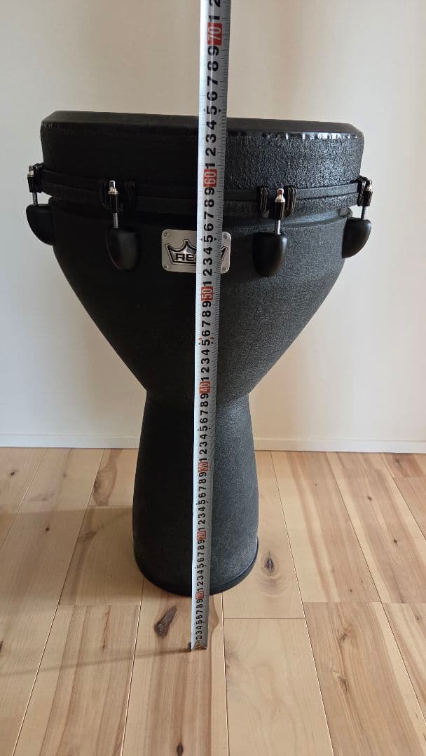 Remo ジャンベ Black Earth 14インチ ケース付 倍音対策済み