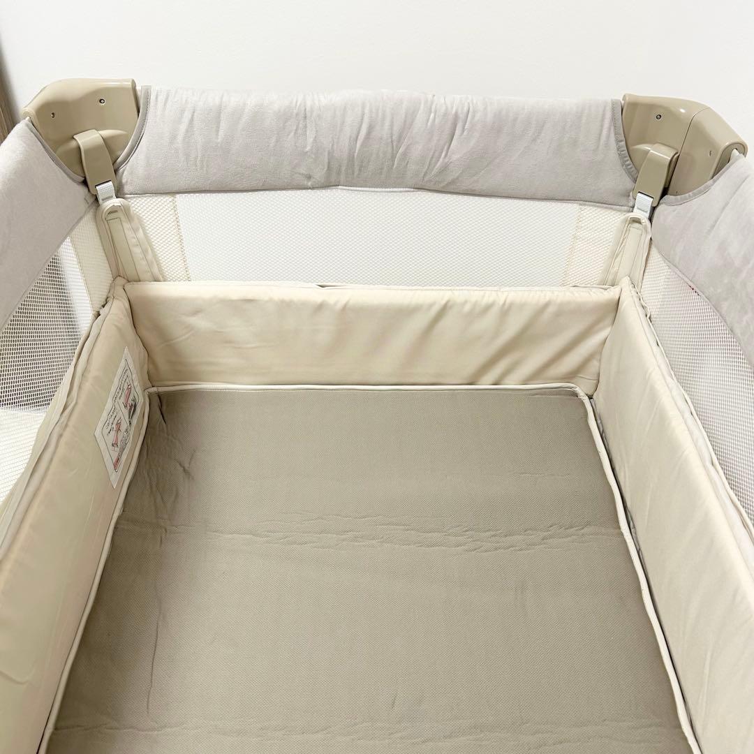 Aprica ココネルエアープラス AB 折りたたみ ベビーベッド 取扱説明書付