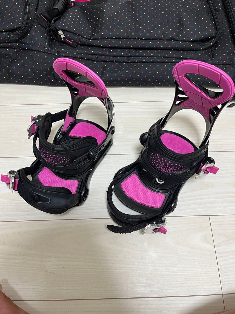 スノーボード 収納バッグ セット 144cm ビンディング レディース