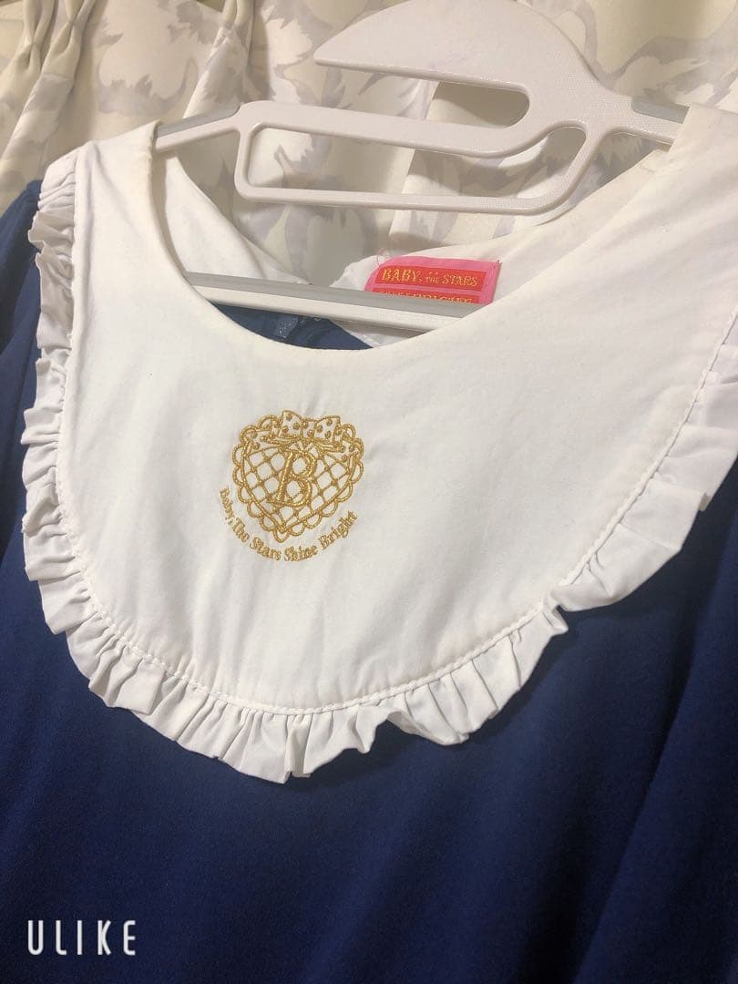 Baby, The Stars Shine Bright カットソー紺ワンピース