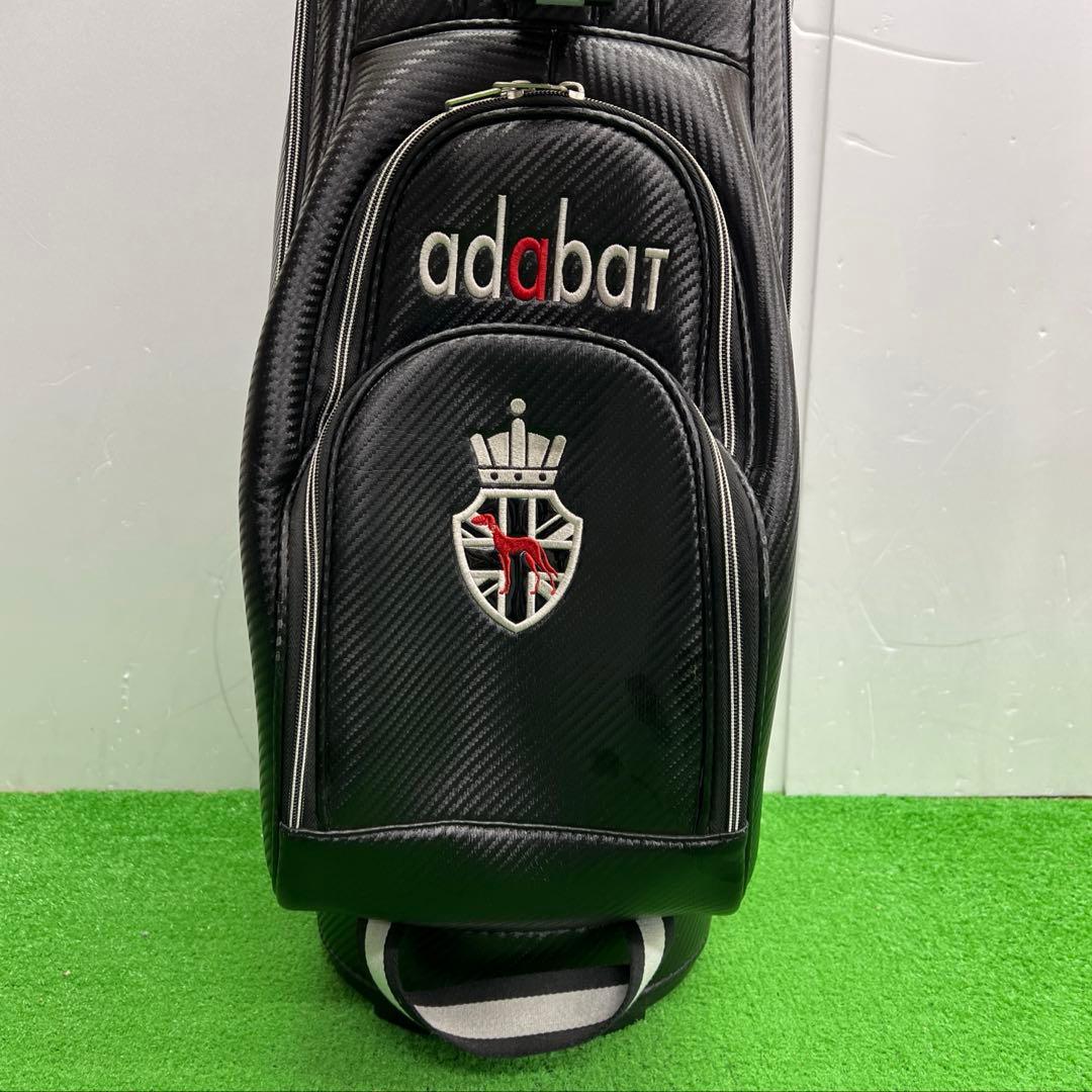 アダバット Adabat キャディバッグ　8インチ ブラック メンズ　ゴルフ
