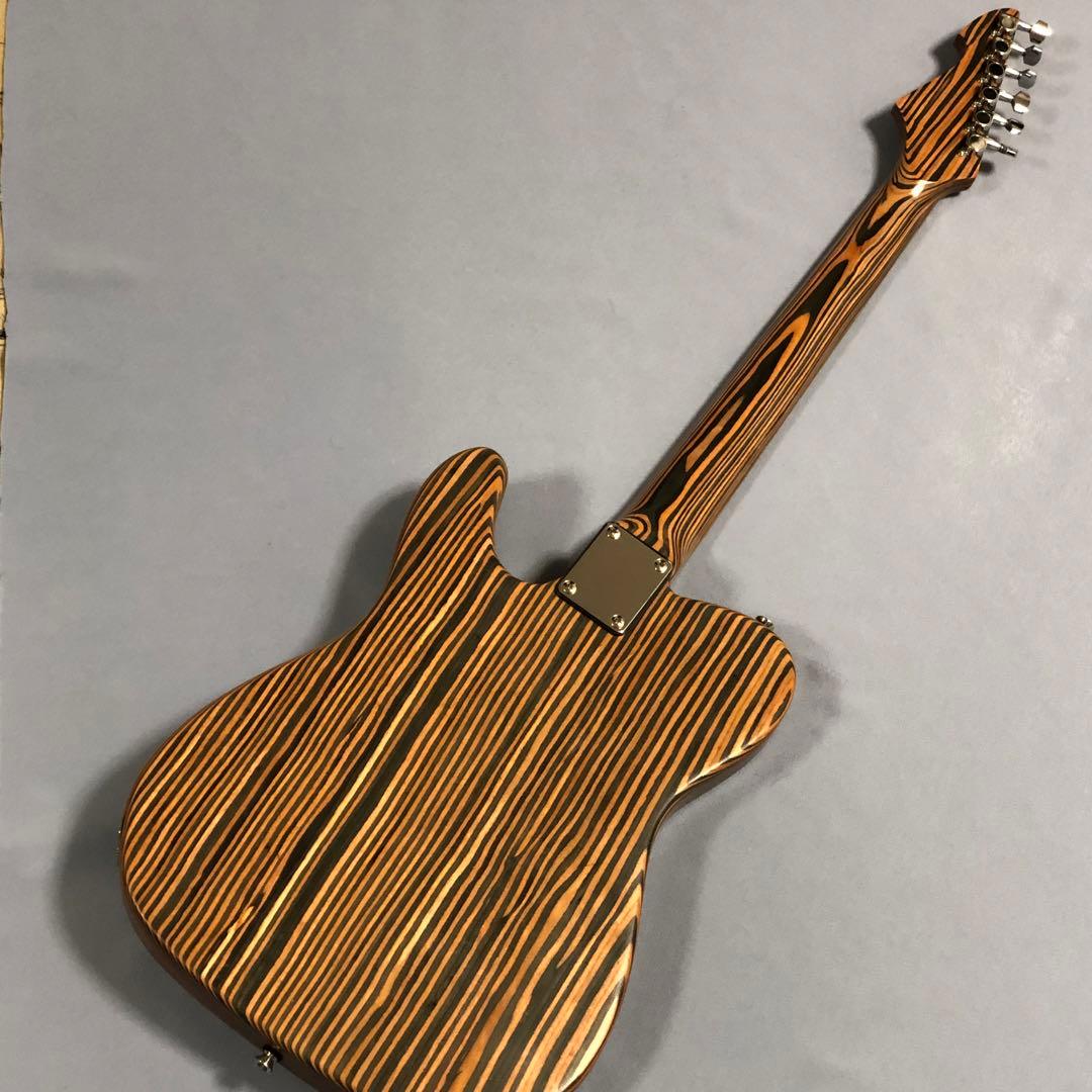 テレキャスタータイプギター ゼブラウッド