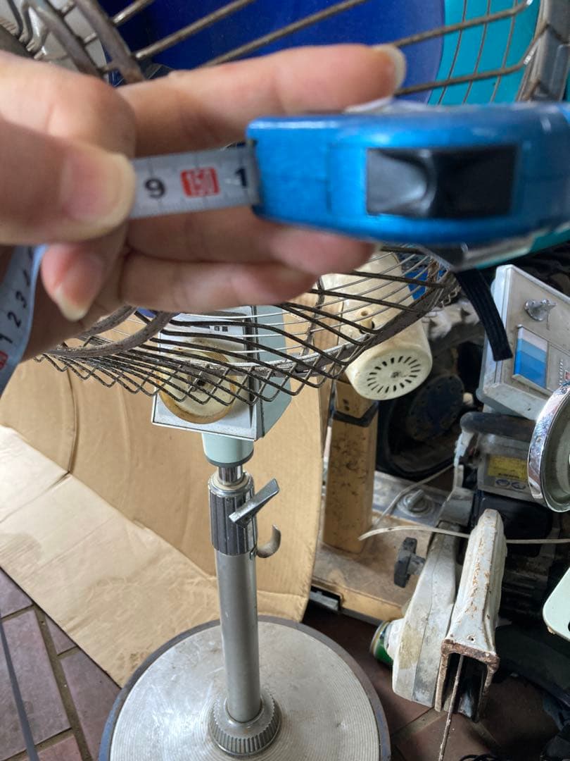 王冠付きナショナルf-30vrレトロ扇風機 ジャンク