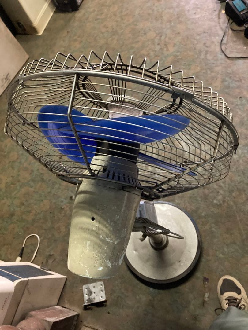 王冠付きナショナルf-30vrレトロ扇風機 ジャンク