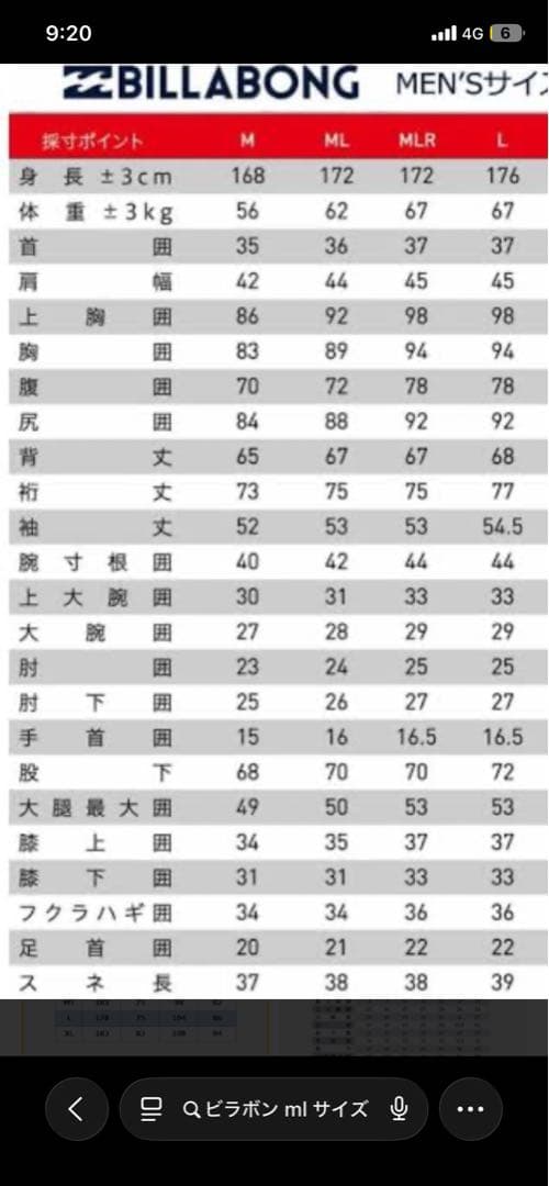 BILLABONG フルスーツ ブラック