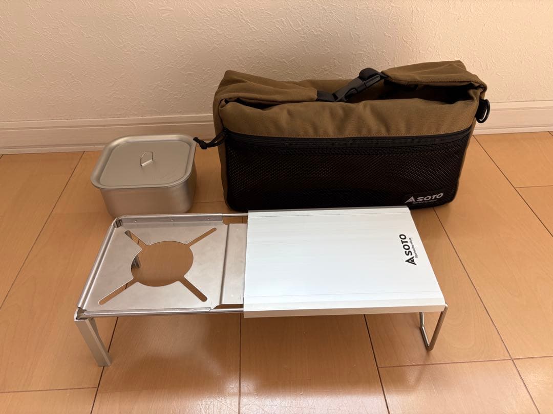 SOTO ミニマルワークトップ　ミニマルクッカー角　ミニマルバッグ　3点セット