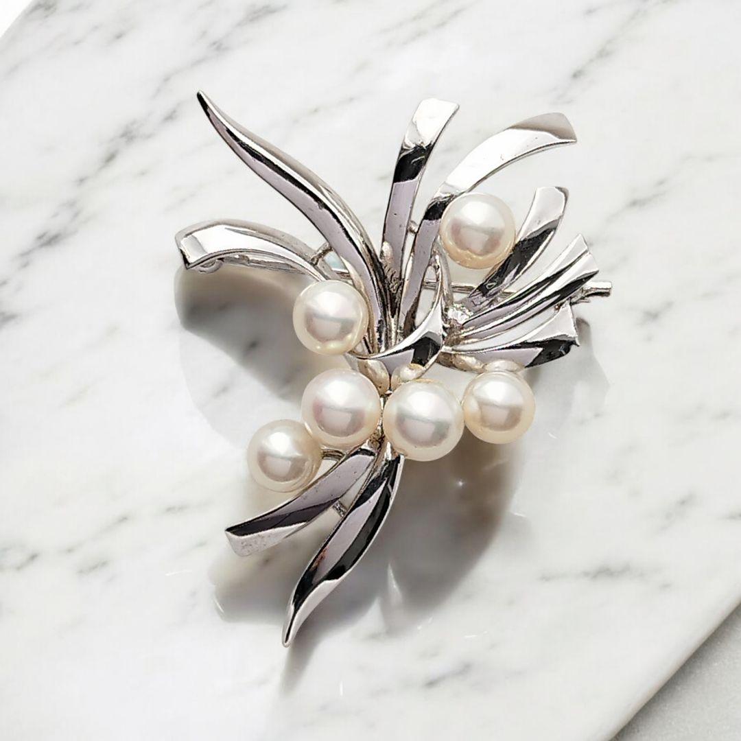 ミキモト真珠島　ブローチ・ペンダントトップ　2way　パール6.0〜7.0mm