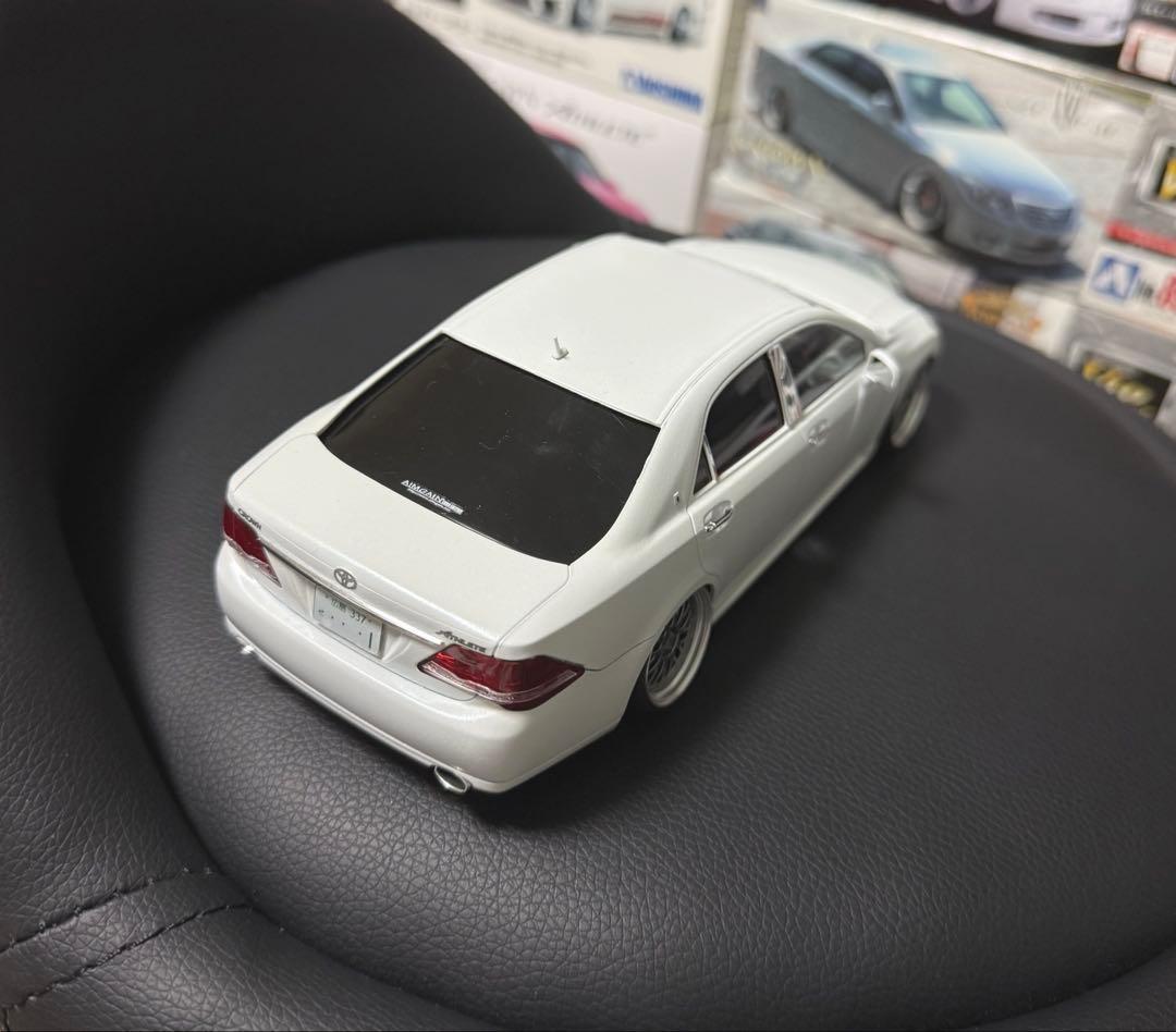 アオシマ GRS204クラウン アスリート エイムゲイン フルエアロ