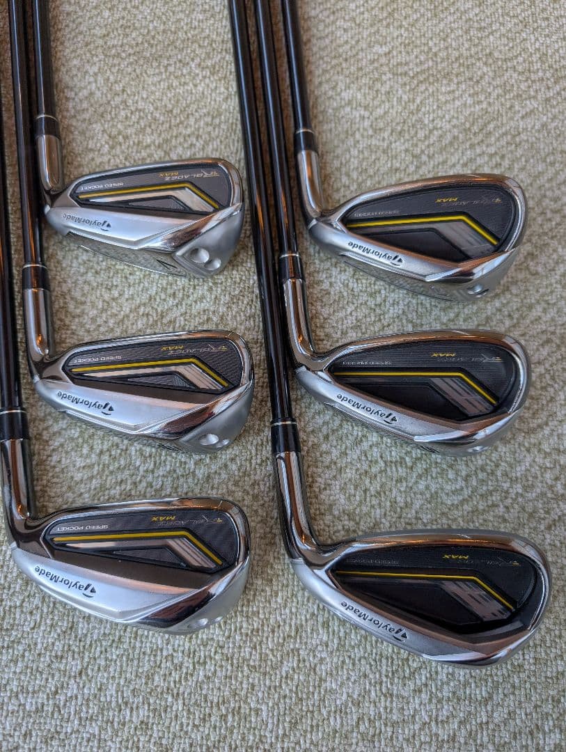 テーラーメイドRoket Bladez Max アイアン 6本セット　送料無料