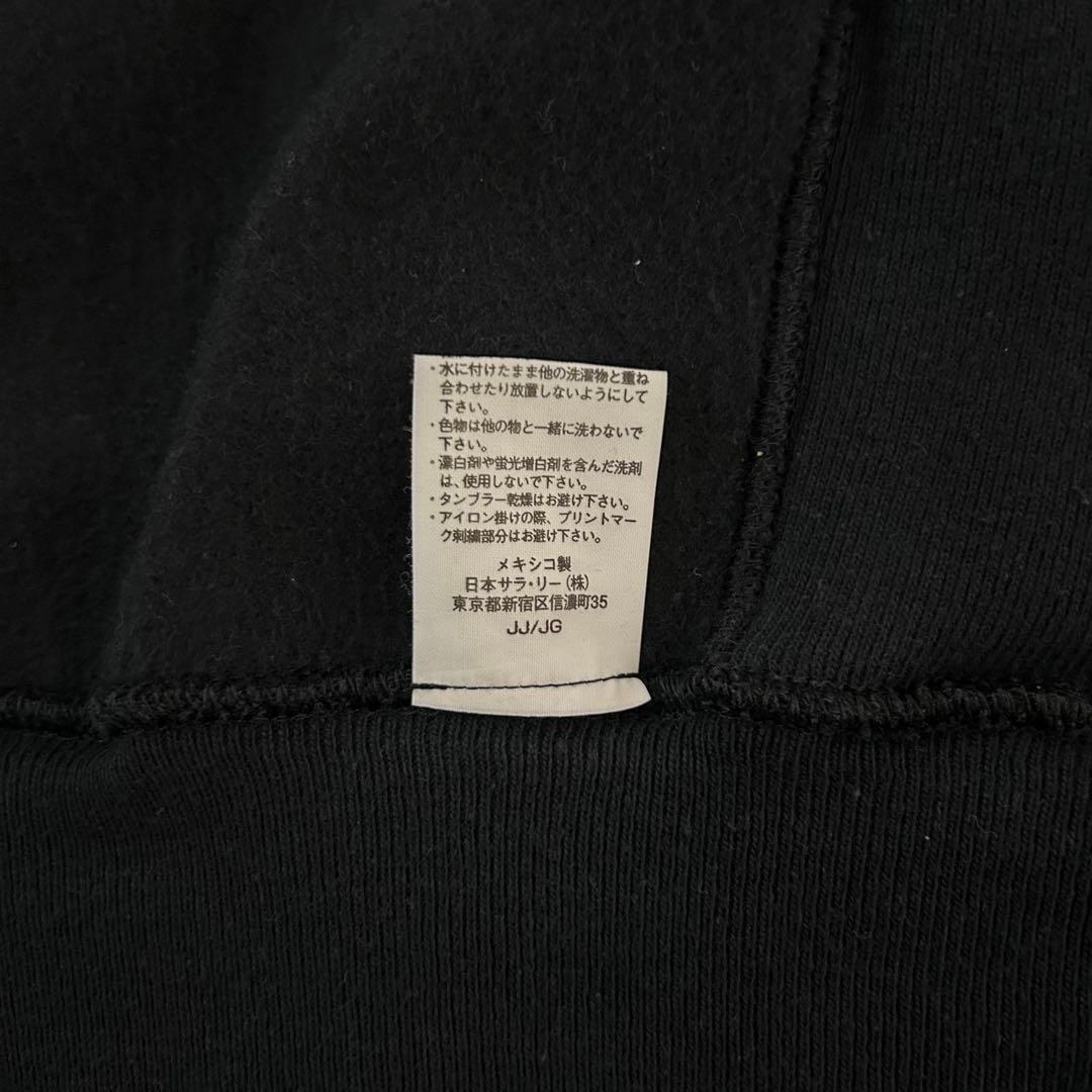 デッドストック 00s Champion リバースウィーブ 目無し ブラック M