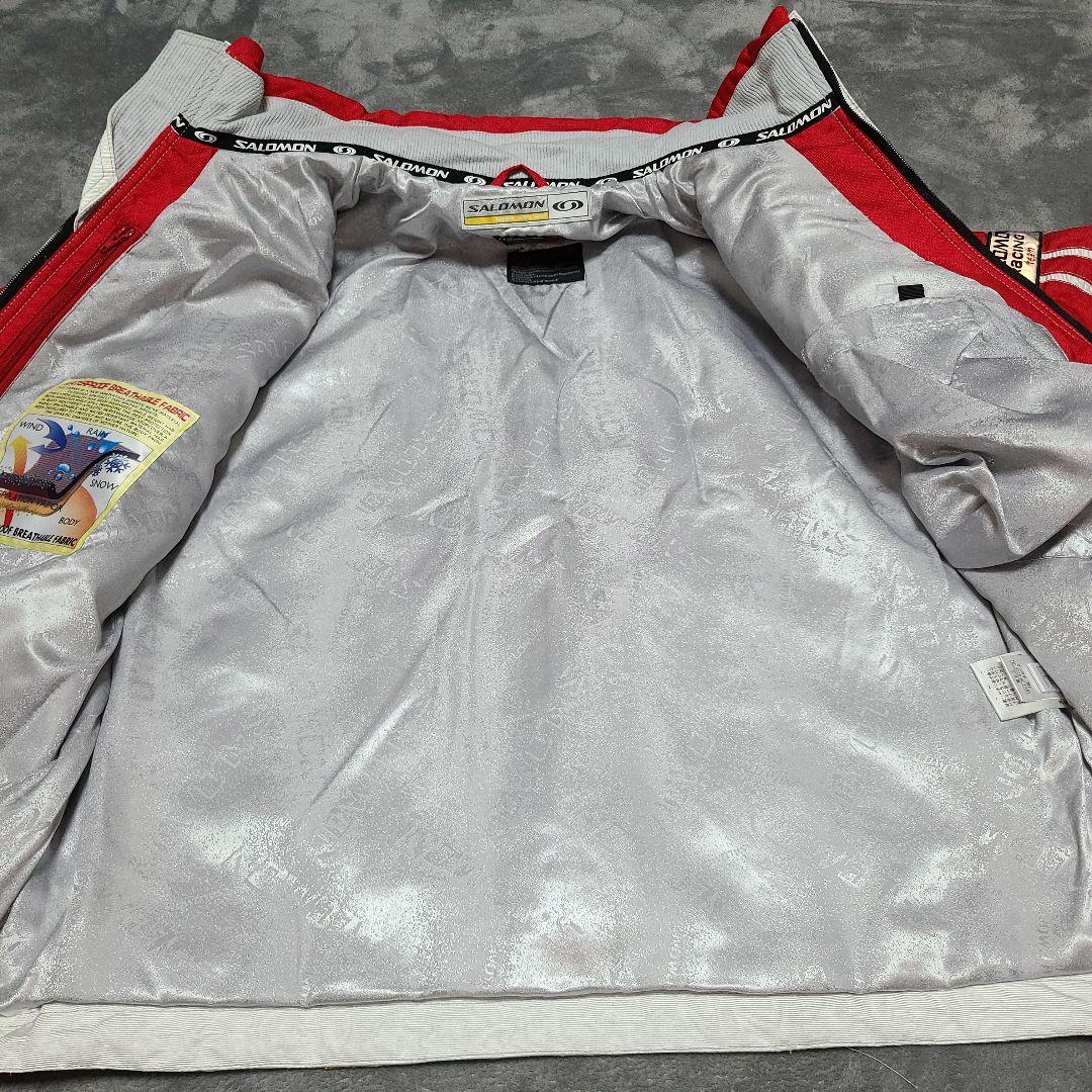 泥*子様 ✨️希少 貴重✨️サロモン スキーウェア パンツ ベスト 3点 L 赤