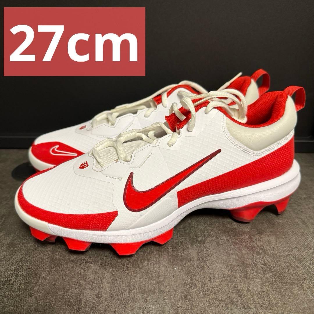 NIKE Trout フォーストラウト ホワイト レッド 野球 ポイントスパイク