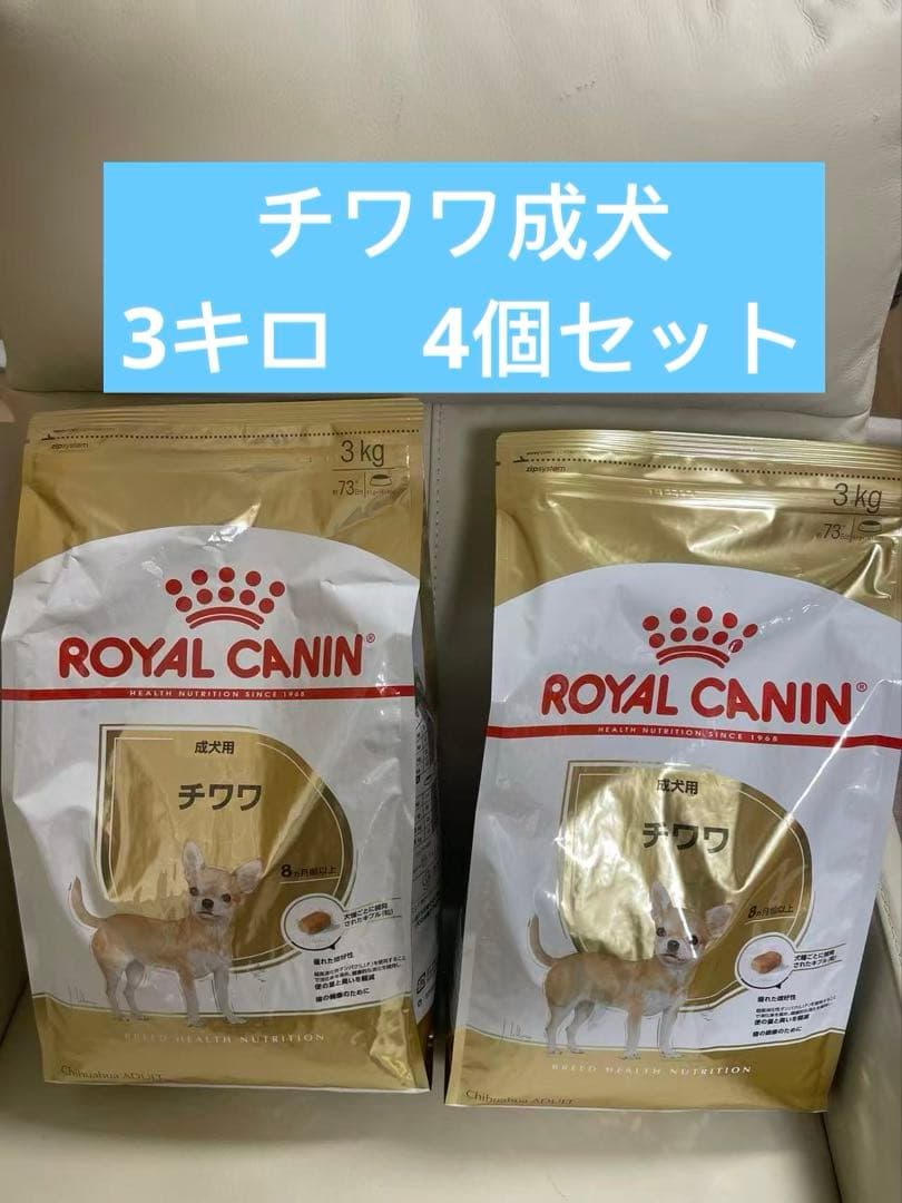  CANIN チワワ ドライフード 3kg 4個セット
