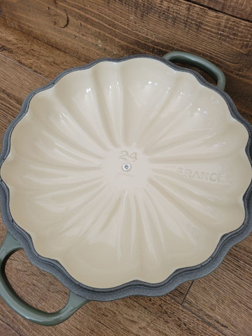 【未使用】LE CREUSET ルクルーゼ カボチャ パンプキン24cm両手鍋