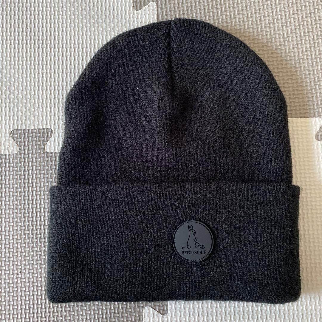★希少！美品！FR2GOLF ブラック ビーニー★