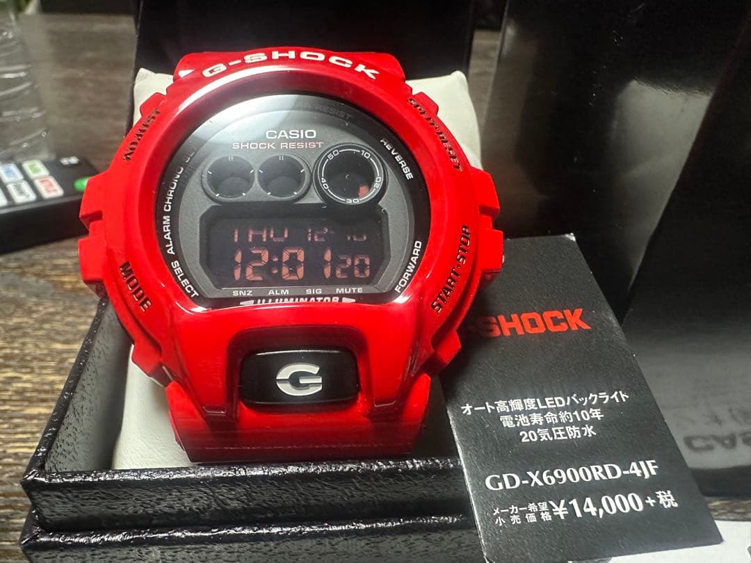 G-SHOCK GD-X6900RD-4JF RED レッド 希少カラー