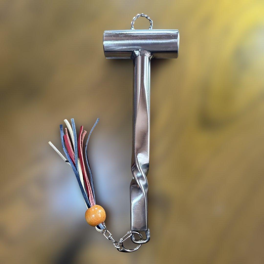 レジャー&DIYなどで活躍！オリジナル取手つきハンマー・スパイラル加工【丸棒】