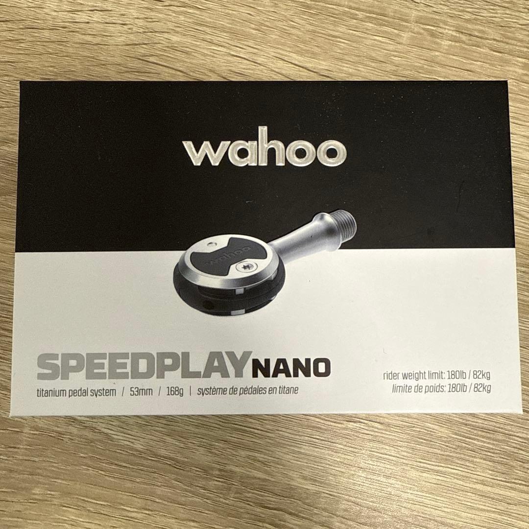 Wahoo SPEEDPLAY NANO ロードバイクペダル チタンシャフト
