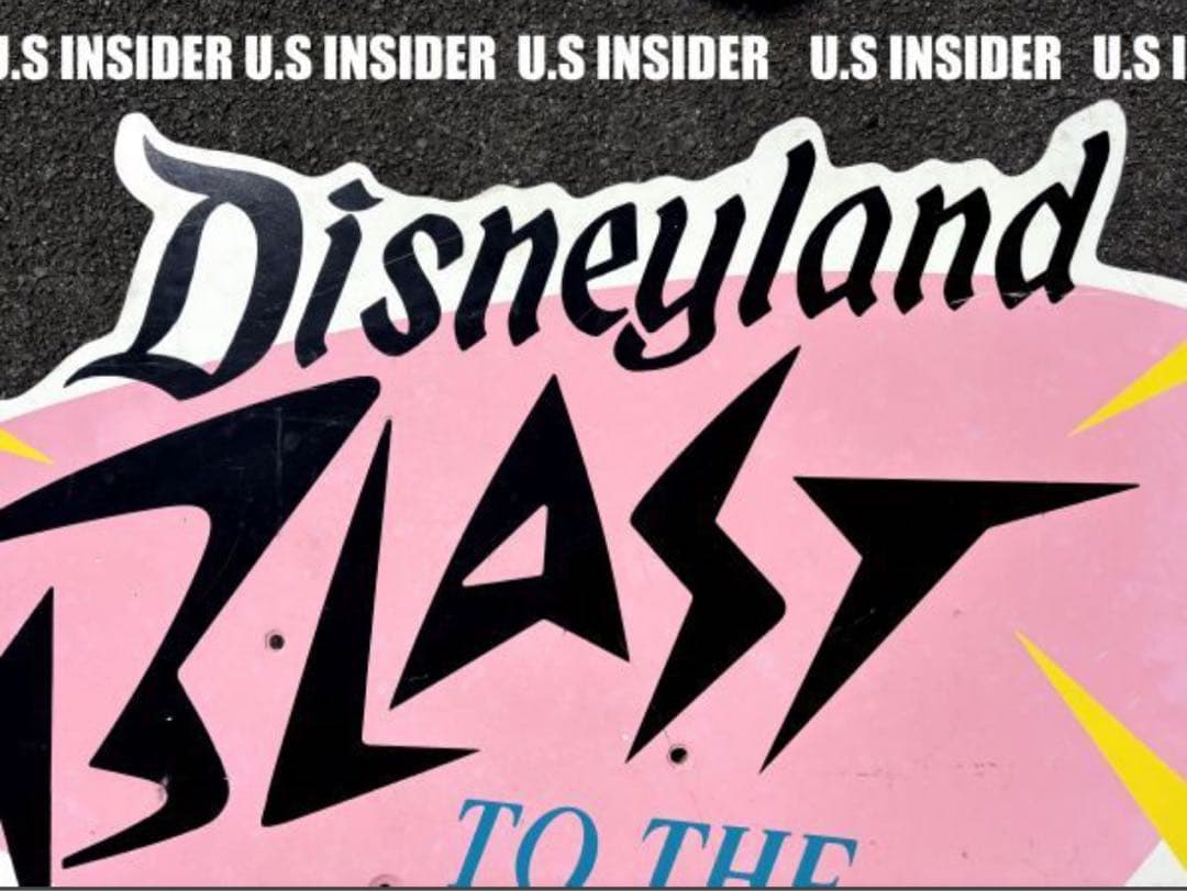 USA非売品1988年~1989年　パレードにて使用　C.Aディズニーランド看板